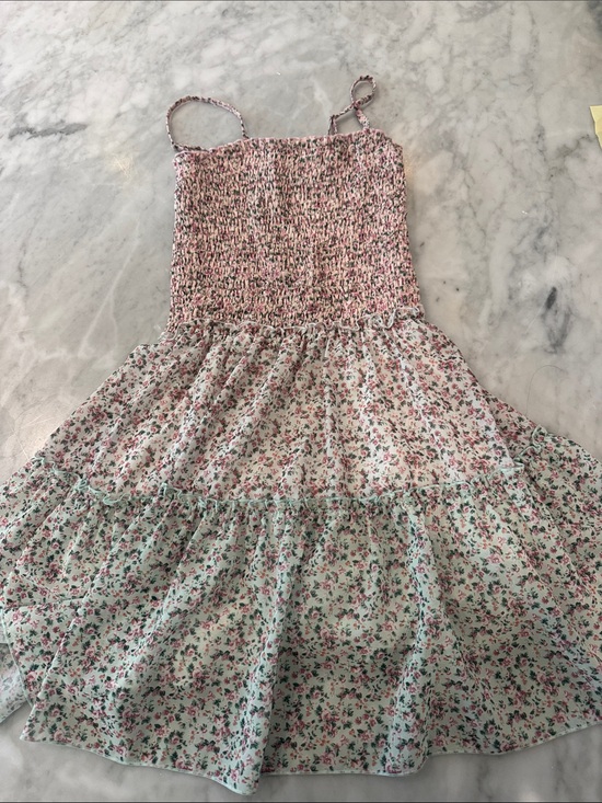 Flowers by Zoe Other - Flowers by Zoe Pink & Mint Floral Tiered Sundress